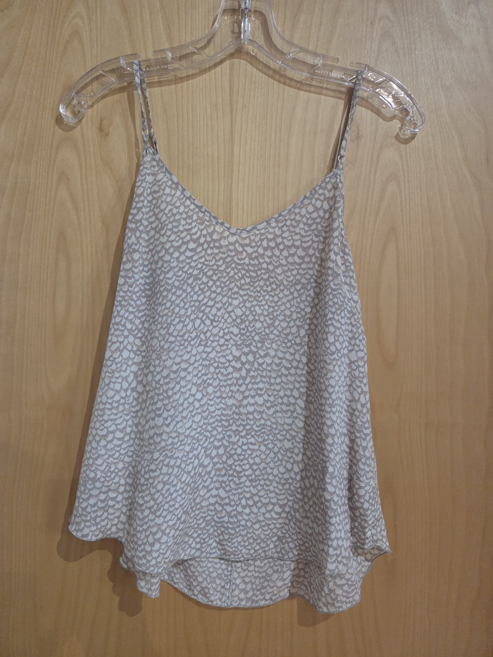 Wilfred Cream Printed Silk Camisole